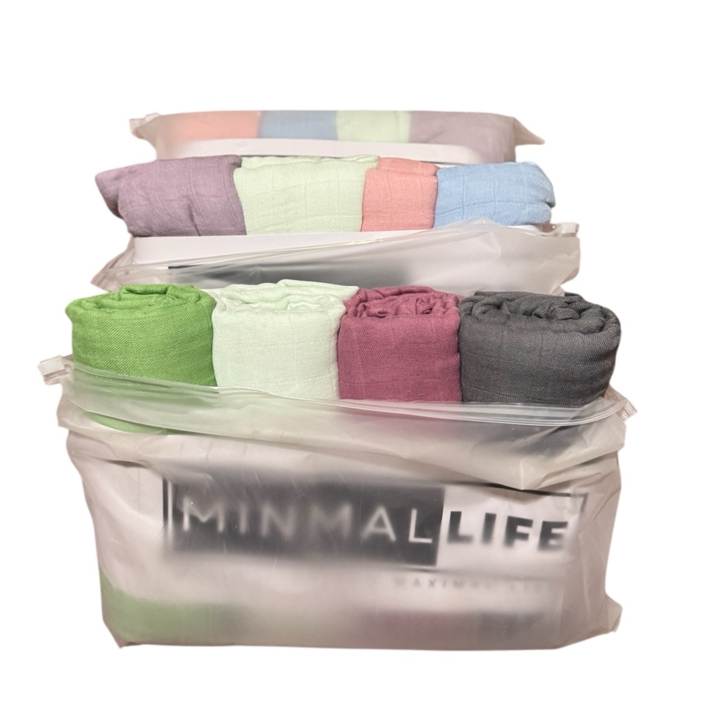 Minimalist Life 40x40 Swaddling Blanket 4pk